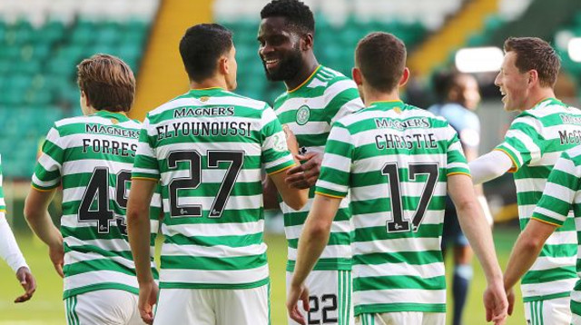 שחקני סלטיק (צילום: Andrew Milligan/PA Images via Getty Images)