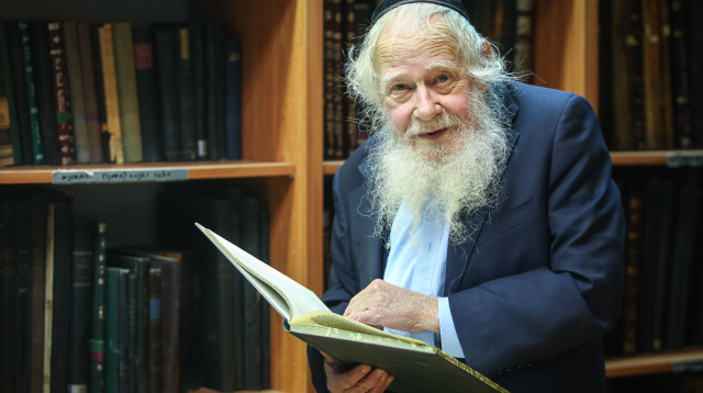 הרב עדין שטייינזלץ ז"ל (צילום: מרק ישראל סלם)