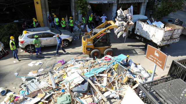הפיצוץ בלבנון (צילום: REUTERS/Aziz Taher)