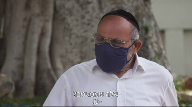 אברושמי בכתבה ב"אולפן שישי" (צילום: צילום מסך ערוץ 12)