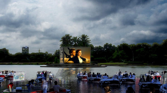 דרייב אין בתל אביב (צילום: דוברות עיריית תל אביב יפו)