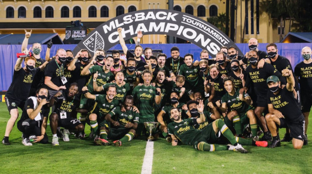 פורטלנד אלופת טורניר ה-MLS (צילום: פורטלנד טימברס)