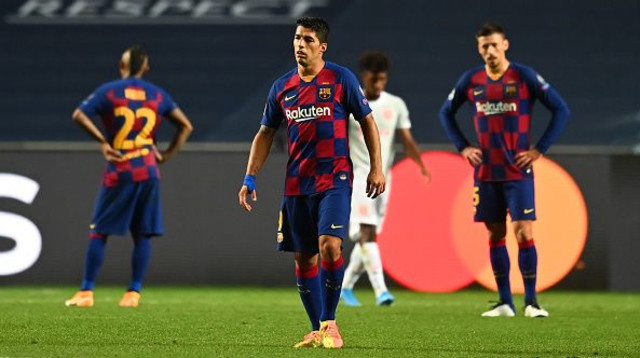 לואיס סוארס, ארתורו וידאל (צילום: Michael Regan - UEFA/UEFA via Getty Images)