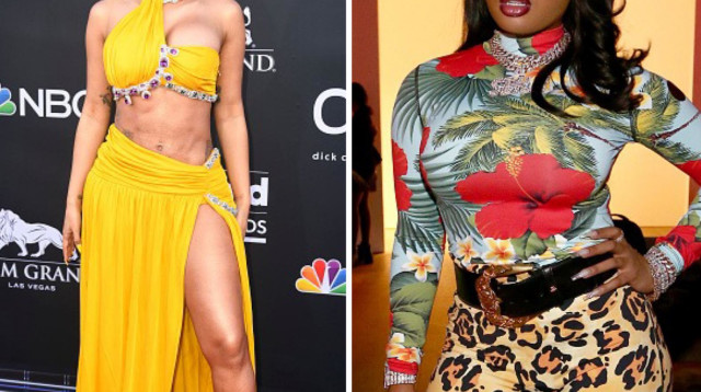 קארדי בי מייגן די סטליון (צילום: Frazer HarrisonGetty Images,jeff kravitz gettyimages)