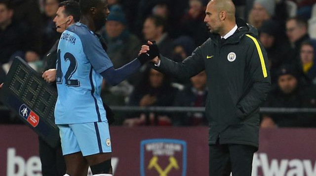 יאיא טורה, פפ גווארדיולה (צילום: Catherine Ivill - AMA/Getty Images)