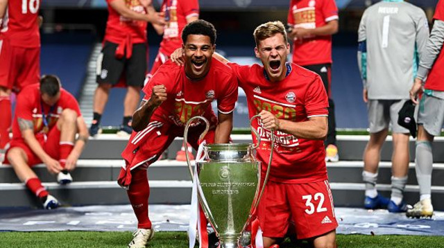 סרג’ גנאברי, ג’ושוע קימיך (צילום: Michael Regan - UEFA/UEFA via Getty Images)