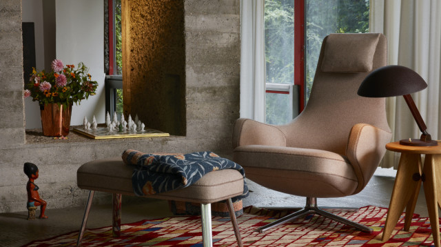 1.	כורסת grand repos של VITRA בעיצוב אנטוניו צ'יטריו להביטאט. צילום: יח"צ (צילום: יחצ)