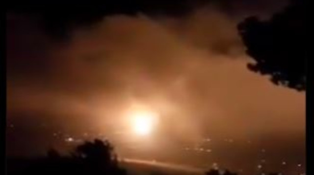 אירוע ביטחוני בגבול לבנון (צילום: רשתות ערביות)