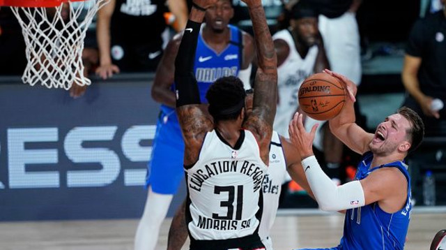 לוקה דונצ’יץ’, מרקוס מוריס (צילום: Ashley Landis-Pool/Getty Images)