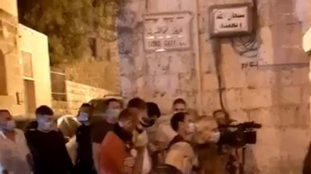 שחזור הירי באיאד אל חלאק (צילום: רשתות ערביות)