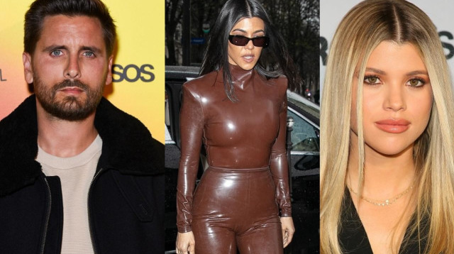 קורטני קרדשיאן , סקוט דיסיק , סופיה ריצ'י (צילום: marc piasecki/gettyimages,Jean Baptiste Lacroix gettyimages,Presley Ann gettyimages)