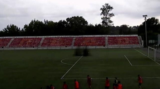 רגע פגיעת הברק  (צילום: צילום מסך וושינגטון פוסט)