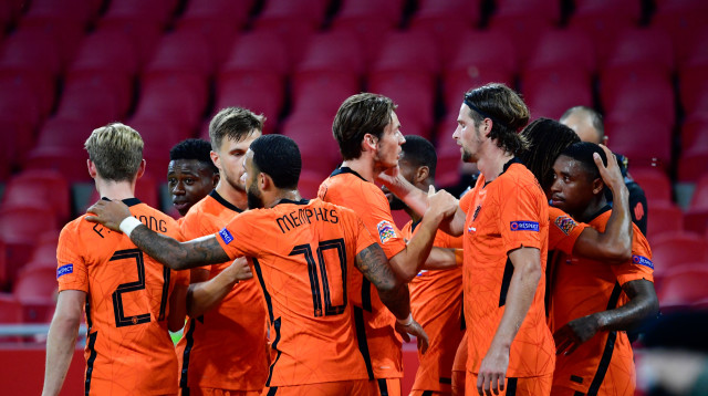 נבחרת הולנד (צילום: JOHN THYS/AFP via Getty Images)