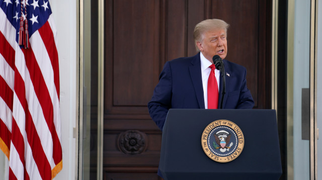 דונלד טראמפ (צילום: REUTERS/Sarah Silbiger)