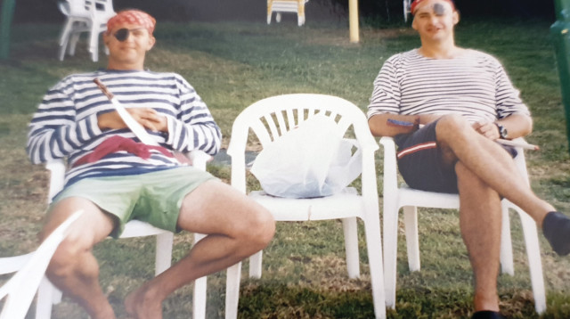 ניר קיפניס ועמי (צילום: פרטי)