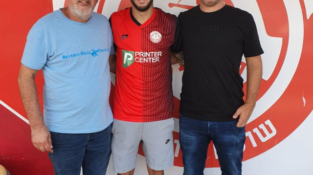 אורן יחזקאל, סער קלדרון, אלי דגני (צילום: הפועל חדרה, רשמי)