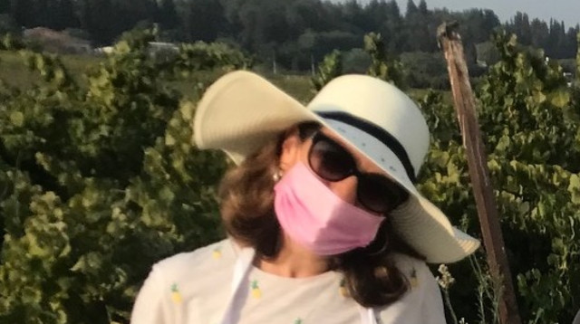 טליה לוין בכרם  (צילום: באדיבות המצולמת)