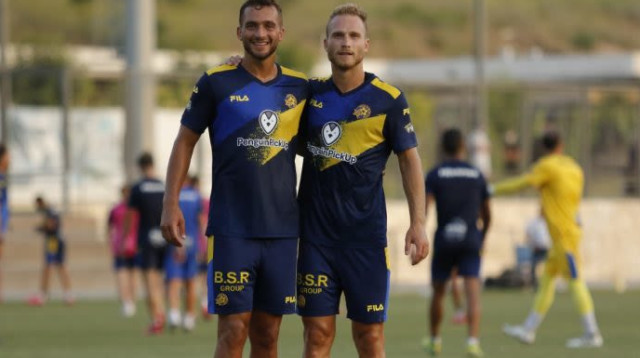 דן גלזר, עמית גלזר (צילום: האתר הרשמי של מכבי תל אביב)