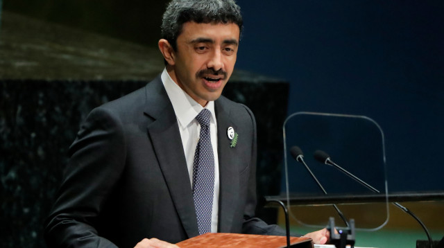 שר החוץ של איחוד האמירויות - עבדאללה בן זאיד (צילום: Reuters/BRENDAN MCDERMID)