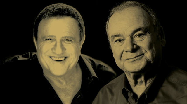 משה בן בסט ויהורם גאון (צילום: גדי פוליטי)