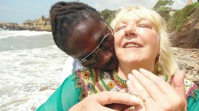 הזוג רודני והיינינג (צילום: רשתות חברתיות)