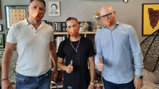 ציון ברוך, אלי דריקס, רני איידלר (צילום: פלג נאמן)