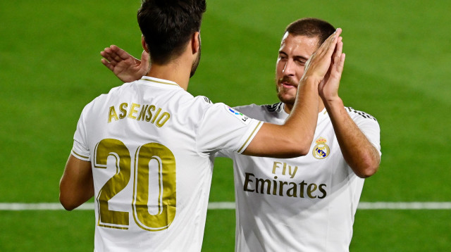 אדן הזאר, מרקו אסנסיו (צילום: JAVIER SORIANO/AFP via Getty Images)