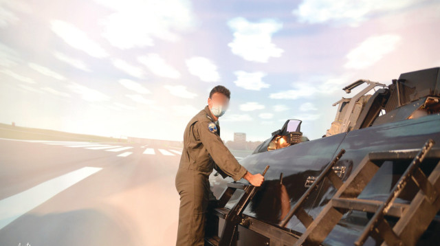 סימולטור טיסה (צילום: גיא אורבניאק)