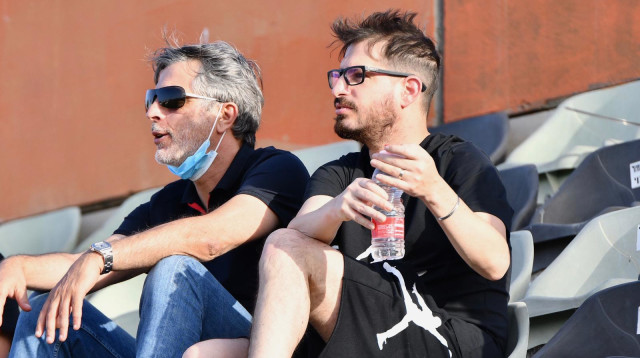 אלי אוחנה, משה חוגג (צילום: בית"ר ירושלים)