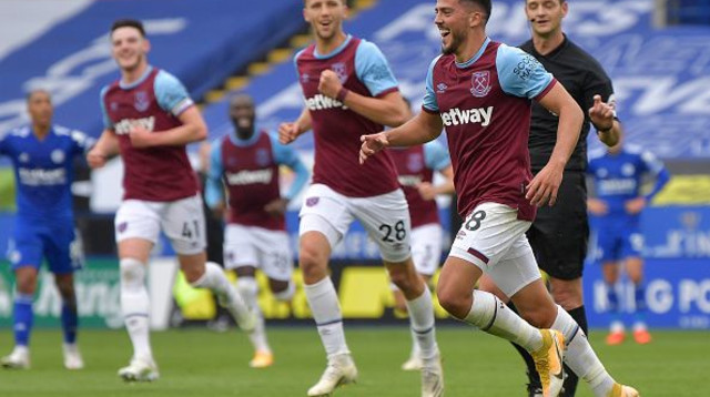 פבלו פורנאלס חוגג (צילום: Arfa Griffiths/West Ham United FC via Getty Images)