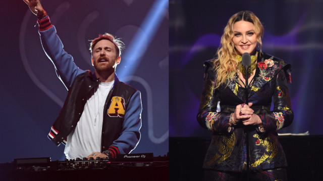 מדונה, דיוויד גואטה (צילום:  Kevin Winter/Getty images, Nicholas Hunt)