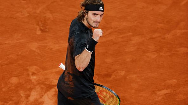 סטפנוס ציציפס (צילום: Clive Brunskill/Getty Images)