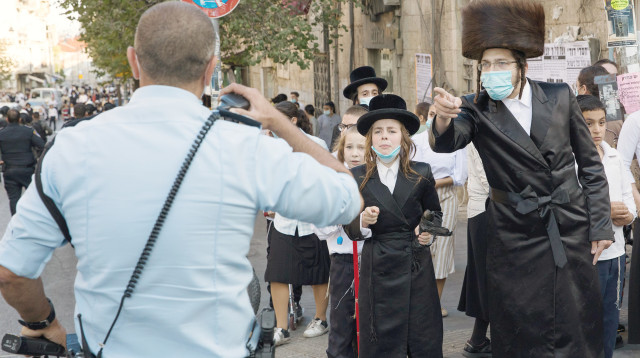 קורונה בחברה החרדית (צילום: נתי שוחט, פלאש 90)