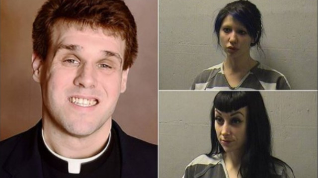 הכומר, דיקסון (למטה) וצ'אנג (למעלה) (צילום: St. Tammany Parish Sheriff's Office)