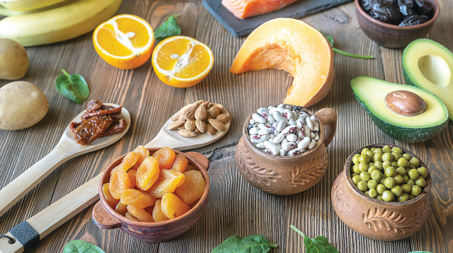 מזונות שמכילים אשלגן (צילום: אינגאימג')