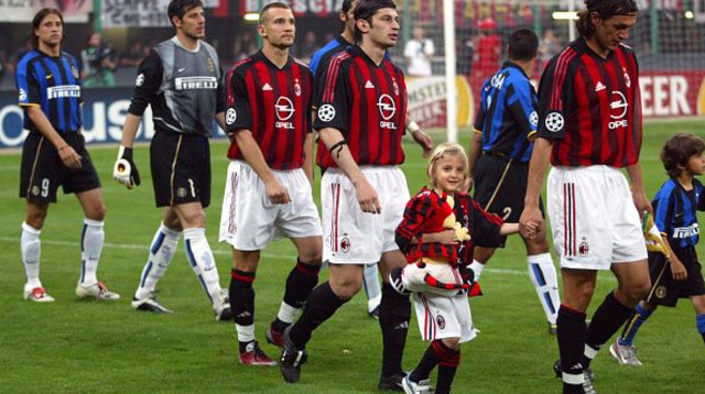 פאולו מאלדיני, אנדריי שבצ’נקו, פרנצ’סקו טולדו והרנן קרספו. שמות ענקיים (צילום: Mike Egerton/EMPICS via Getty Images)