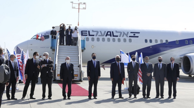 המשלחת הישראלית ממריאה לבחריין (צילום: מארק ישראל סלם)