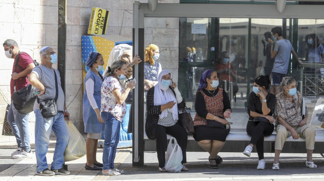 אנשים במסכה, ירושלים קורונה  (צילום: מארק ישראל סלם)