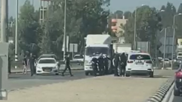 זירת האירוע (צילום: באדיבות עמאר סעדי)