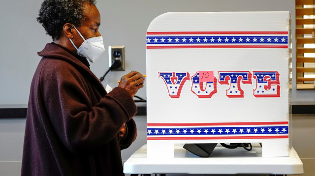 בחירות בארה"ב בצל הקורונה (צילום: רויטרס)