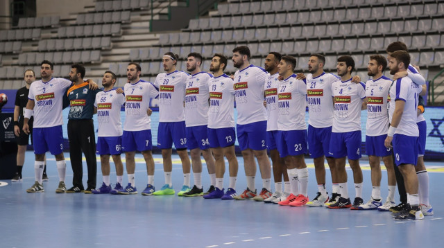 נבחרת ישראל בכדוריד (צילום: איגוד הכדוריד)