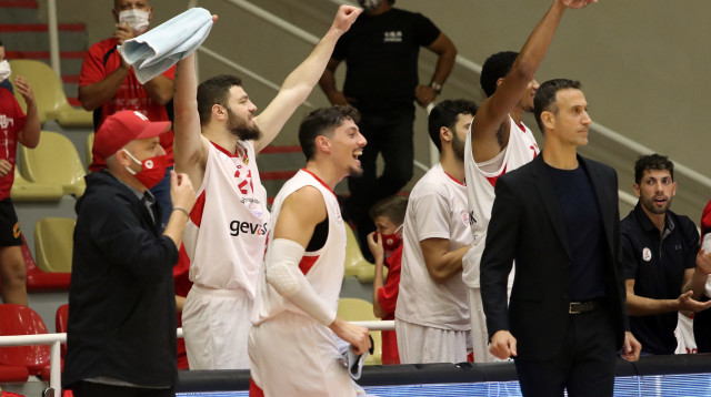 שחקני גלבוע/גליל חוגגים (צילום: לילך וייס, מנהלת הליגה)