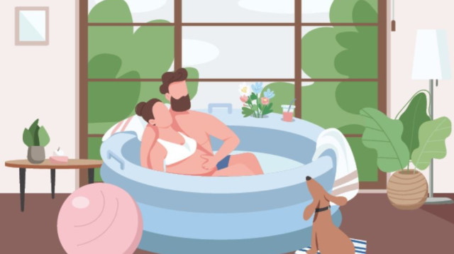 לידה בבית, אילוסטרציה (צילום: אינגאימג')