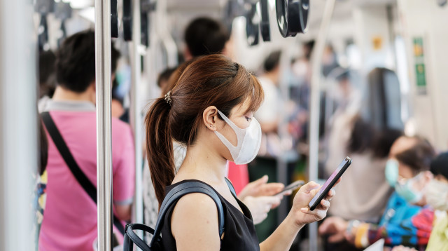 קורונה בתחבורה ציבורית, אילוסטרציה (צילום: ingimage ASAP)