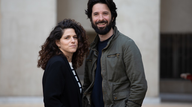 חזרות - ארז דריגס, נועה קולר (צילום: ורד אדיר)