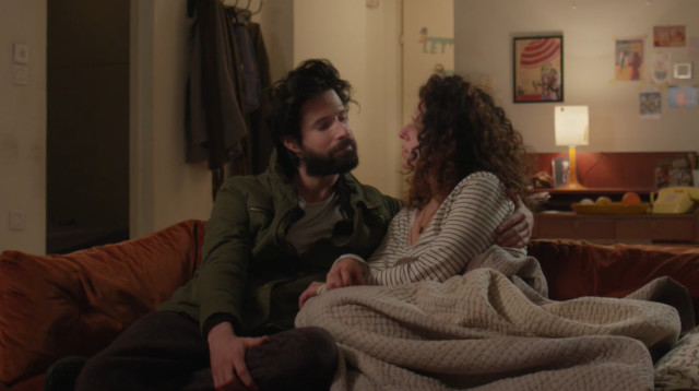 חזרות - ארז דריגס, נועה קולר (צילום: צילום מסך כאן 11)