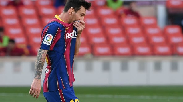 ליאו מסי (צילום: LLUIS GENE/AFP via Getty Images)