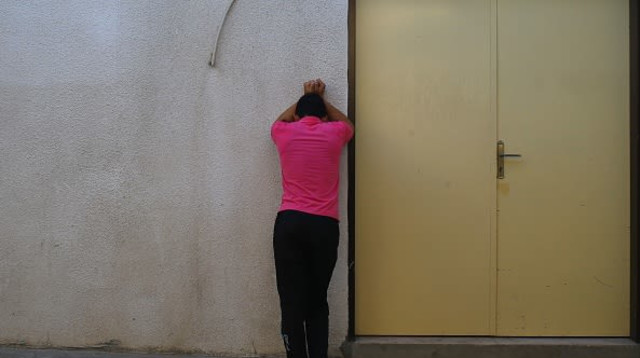 ילד שעובר חרם, אילוסטרציה (צילום: MOHAMMED ABED / Staff)