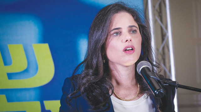 איילת שקד (צילום: יונתן זינדל, פלאש 90)