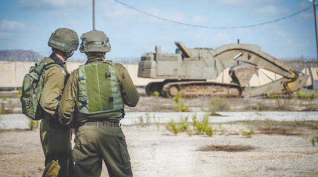 חיילים חמודים בצפון (צילום: דובר צה"ל)